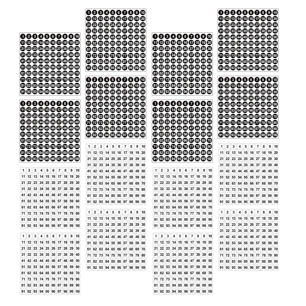 5000Pcs Numbered Round Labels Consecutive Self-Adhesive Waterproof Stickers for School Office Classroom Inventory Organizing Dot
5000Pcs Numbered Round Labels Consecutive Self-Adhesive Waterproof Stickers for School Office Classroom Inventory Organizing Dot