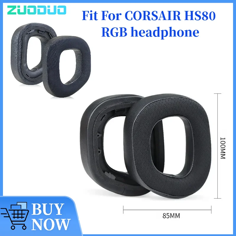 ZUODUO Ear Pads For CORSAIR HS80 RGB Headphones Replacement Soft Foam Cushion Sponge Pad Leather Earmuffs
ZUODUO Ear Pads For CORSAIR HS80 RGB Headphones Replacement Soft Foam Cushion Sponge Pad Leather Earmuffs