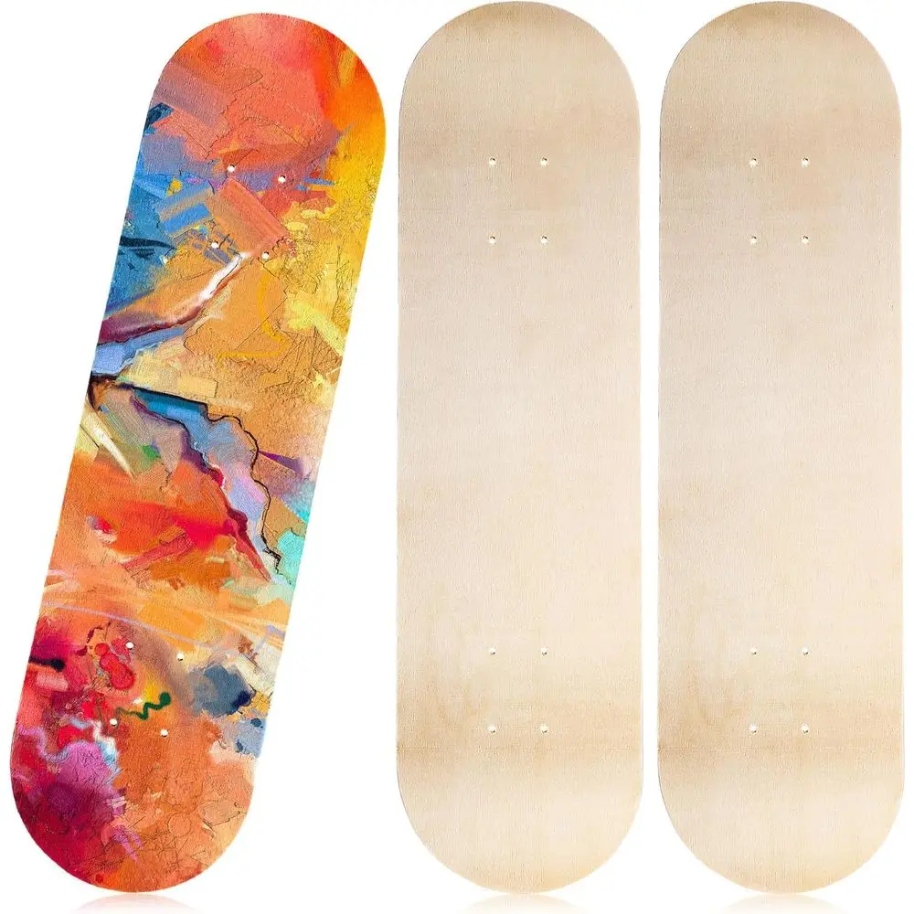 Bulk 28x8 Inch 7-Layer Maple Double Tail Skateboard Decks for Riding, Art, and Home Decor
Bulk 28x8 Inch 7-Layer Maple Double Tail Skateboard Decks for Riding, Art, and Home Decor