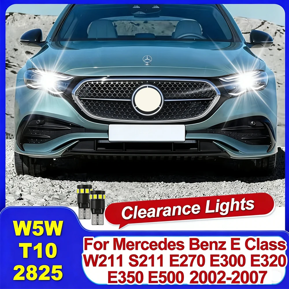 2Pcs T10 Car LED License Plate Lamp Car Parking Lights For Mercedes Benz E Class W211 S211 E270 E300 E320 E350 E500 2002-2007
2Pcs T10 Car LED License Plate Lamp Car Parking Lights For Mercedes Benz E Class W211 S211 E270 E300 E320 E350 E500 2002-2007