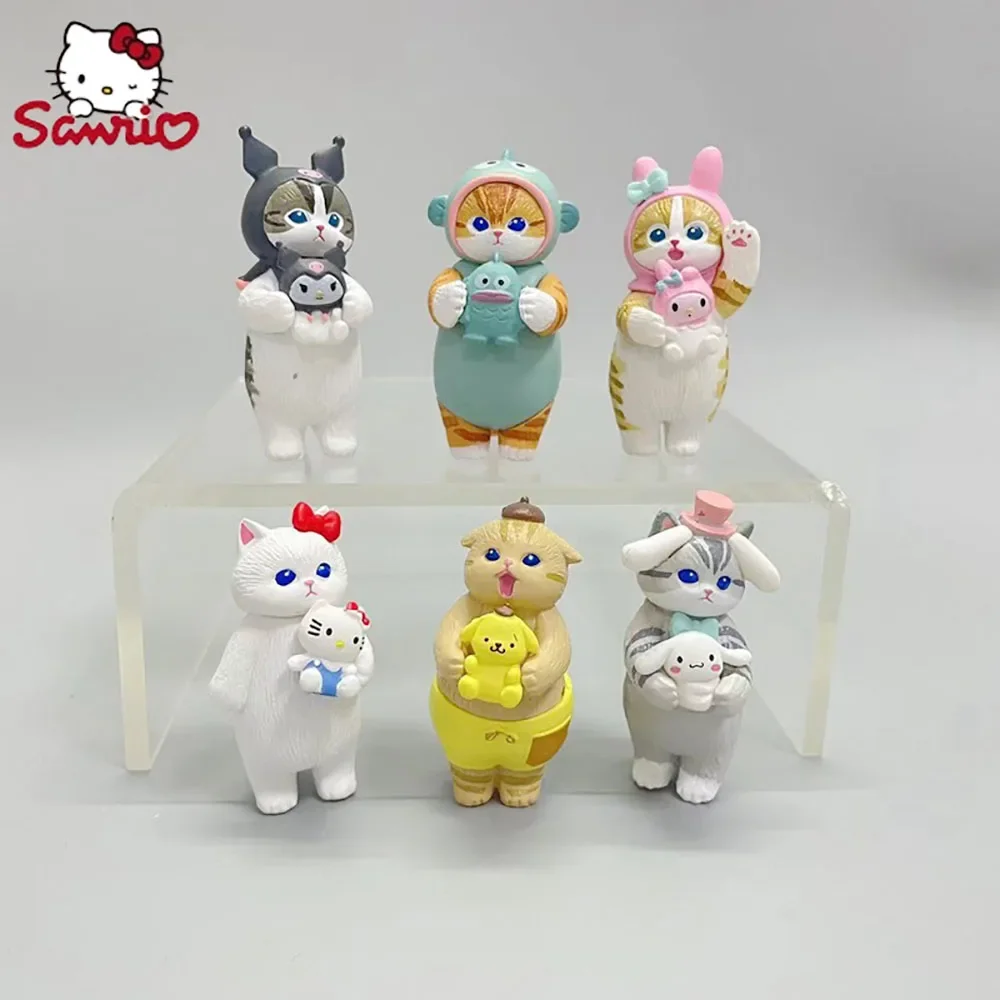 Sanrio 6 см фигурка Hello Kitty моя мелодия аниме Kawaii Cinnamoroll Kuromi кошка крест платье подарки игрушки украшение для детей
Sanrio 6 см фигурка Hello Kitty моя мелодия аниме Kawaii Cinnamoroll Kuromi кошка крест платье подарки игрушки украшение для детей