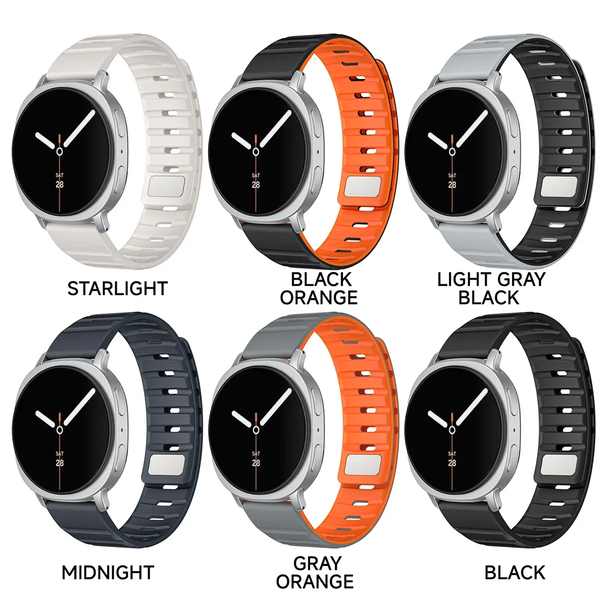 Магнитный ремешок для Samsung Galaxy watch 8 40 мм 44 мм 8 classic 46 мм, силиконовая петля, спортивный браслет correa Galaxy watch 8, ремешок на запястье
Магнитный ремешок для Samsung Galaxy watch 8 40 мм 44 мм 8 classic 46 мм, силиконовая петля, спортивный браслет correa Galaxy watch 8, ремешок на запястье