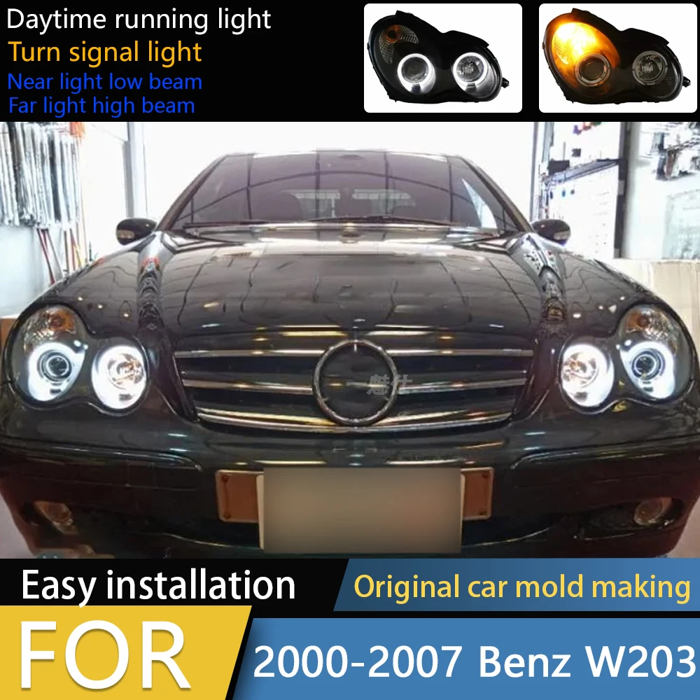 For Benz 2000-2007 Year W203 C63 C200 C230 C280 C300 LED Angel Eyes LED Car Head Lights Black Housing
For Benz 2000-2007 Year W203 C63 C200 C230 C280 C300 LED Angel Eyes LED Car Head Lights Black Housing