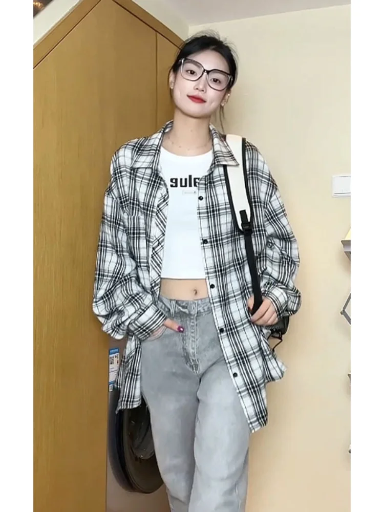 Мужская рубашка в клетку с длинным рукавом, премиум-класса, в стиле американского ретро, для пар, молодежная, свободного кроя, весенняя новинка
Мужская рубашка в клетку с длинным рукавом, премиум-класса, в стиле американского ретро, для пар, молодежная, свободного кроя, весенняя новинка