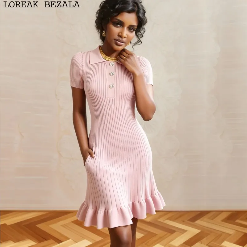 Розовое женское трикотажное платье 2026, весенне-осеннее платье, новое тонкое модное элегантное классическое цельное платье
Розовое женское трикотажное платье 2026, весенне-осеннее платье, новое тонкое модное элегантное классическое цельное платье
