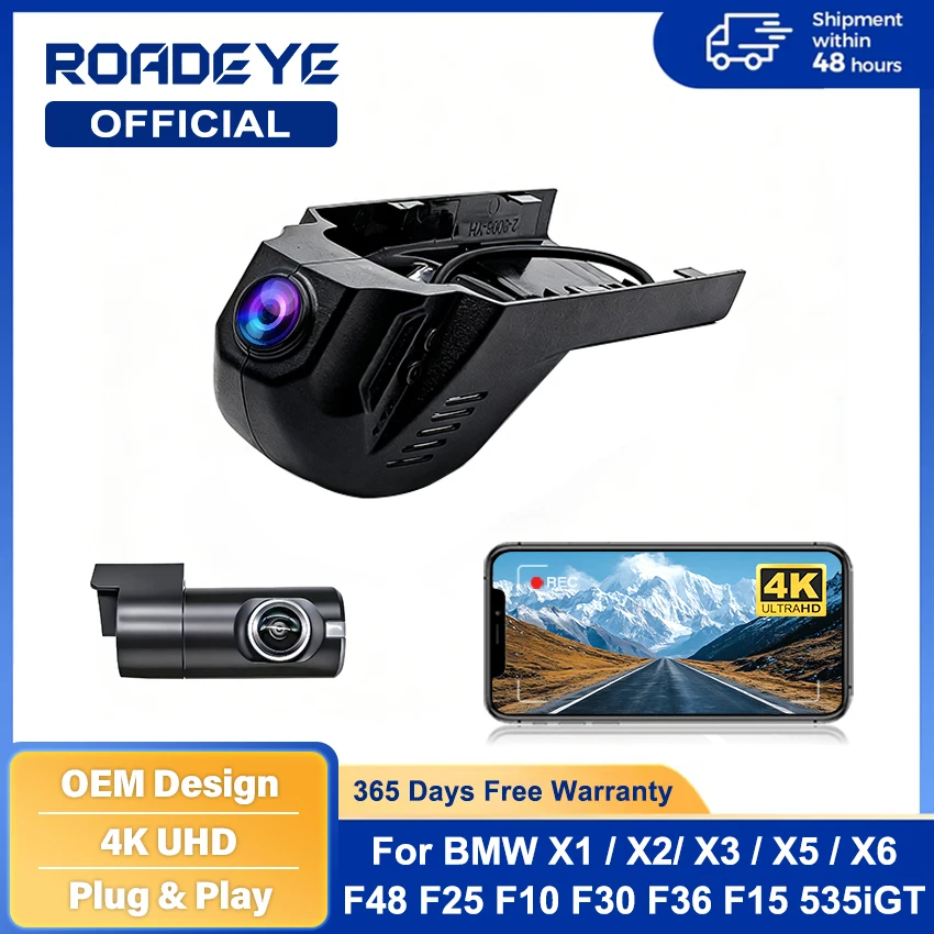 4K Dash Cam Car DVR Camera for BMW X1 X3 X4 X5 F07 F10 F11 F15 F16 F20 F21 F25 F26 F30 F31 F32 F36 F45 F48 F80 F82 F85 2013-2022
4K Dash Cam Car DVR Camera for BMW X1 X3 X4 X5 F07 F10 F11 F15 F16 F20 F21 F25 F26 F30 F31 F32 F36 F45 F48 F80 F82 F85 2013-2022