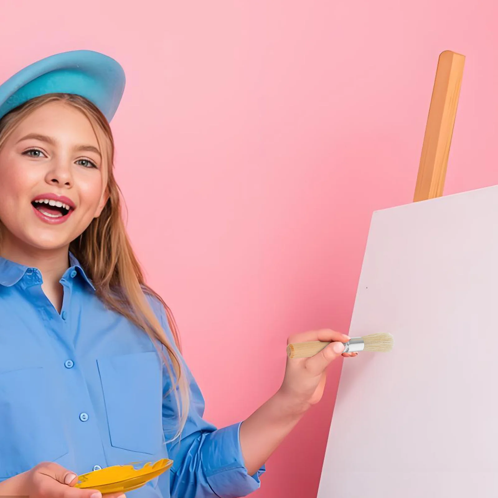 3Pcs Detail Paint Brushes Natural Bristle Brush Set for Oil Painting Acrylic Watercolor Stenciling Fine Art Techniques
3Pcs Detail Paint Brushes Natural Bristle Brush Set for Oil Painting Acrylic Watercolor Stenciling Fine Art Techniques