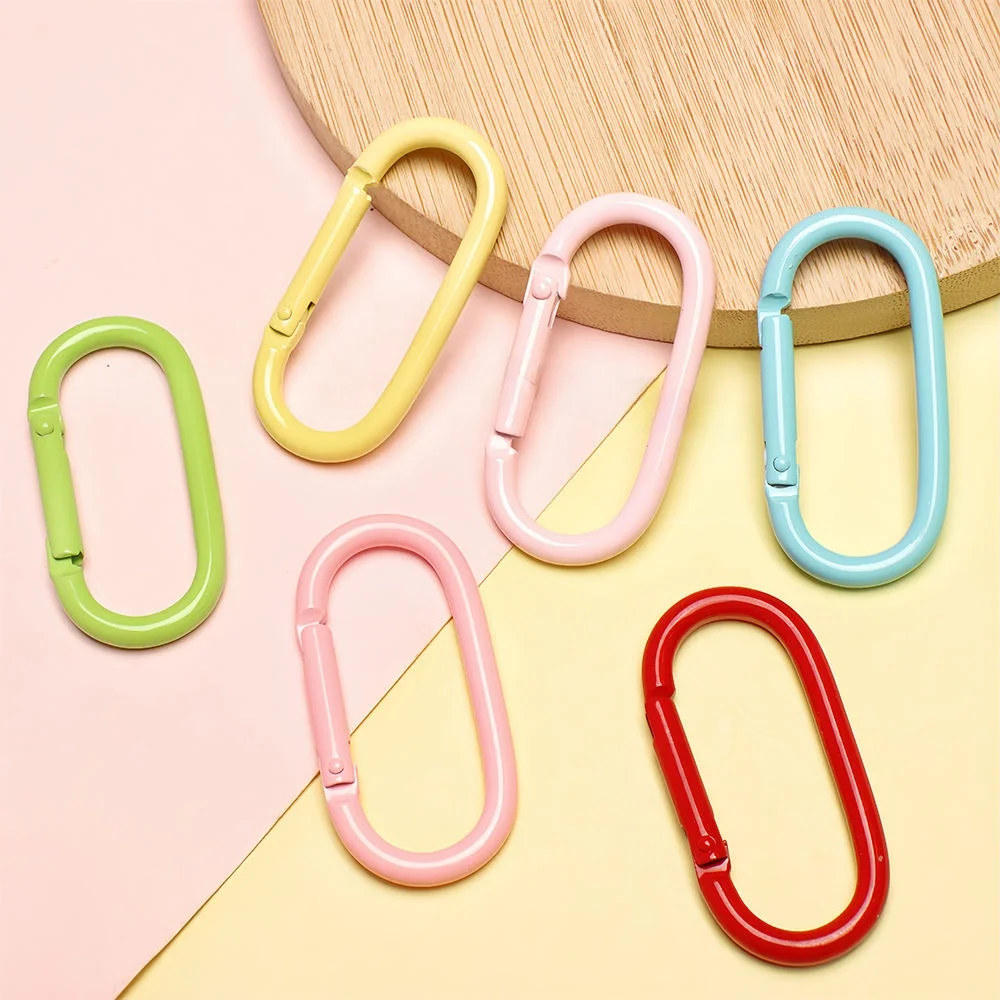 Creative Colored Baked Paint Alloy Ring-aped Race Tra Spring Clip Baked Paint Alloy Cute Hanging Clips DIY Keychains Acce...
Creative Colored Baked Paint Alloy Ring-aped Race Tra Spring Clip Baked Paint Alloy Cute Hanging Clips DIY Keychains Acce...