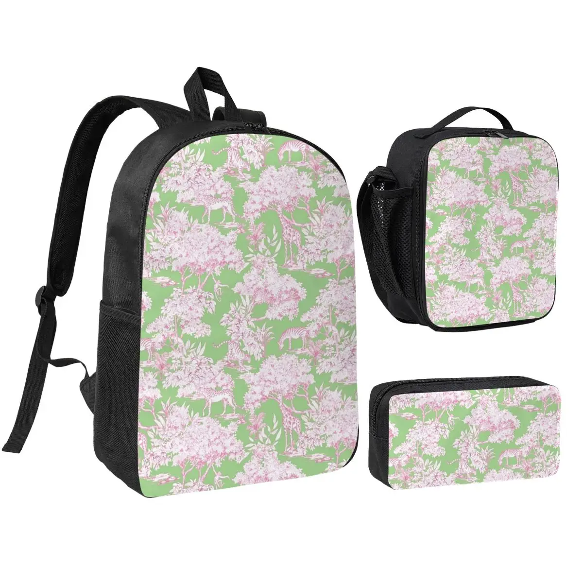 Forest Toile De Jouy Backpack Boys Girls BookBag School Bag Shoulder Bags 3ps Insulated Lunch Bag Pencil Case
Forest Toile De Jouy Backpack Boys Girls BookBag School Bag Shoulder Bags 3ps Insulated Lunch Bag Pencil Case