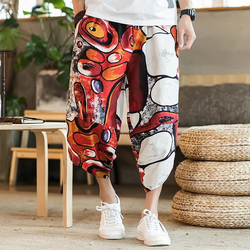 Men's Casual Cotton Linen Seven-Foot Pants Summer plus Size Lantern Loose Fit orts Harlan Sle Comfortable Breathable Leis...
Men's Casual Cotton Linen Seven-Foot Pants Summer plus Size Lantern Loose Fit orts Harlan Sle Comfortable Breathable Leis...