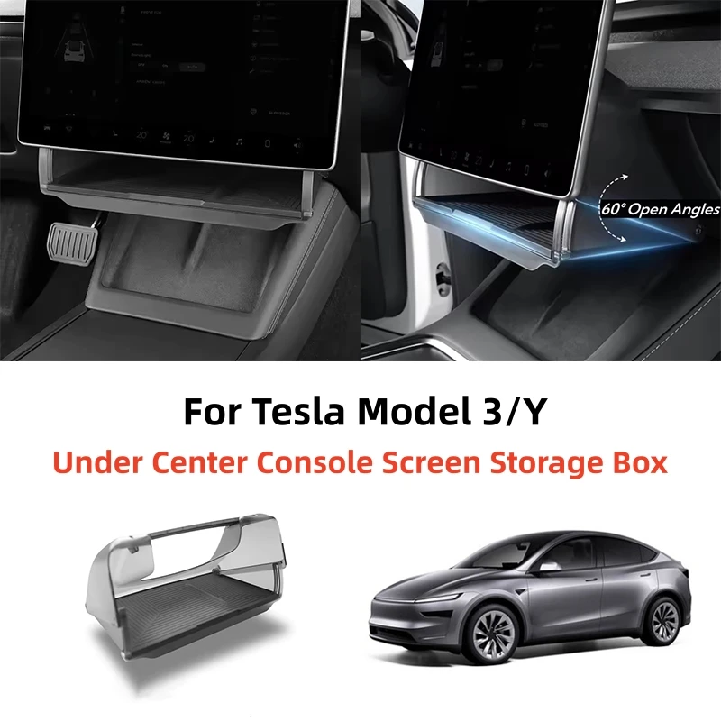 Under Center Console Screen Storage Box For Tesla Model 3/Y 2019-2023 Center Console Hidden Fold Able Car Storage Organizer Tray
Under Center Console Screen Storage Box For Tesla Model 3/Y 2019-2023 Center Console Hidden Fold Able Car Storage Organizer Tray