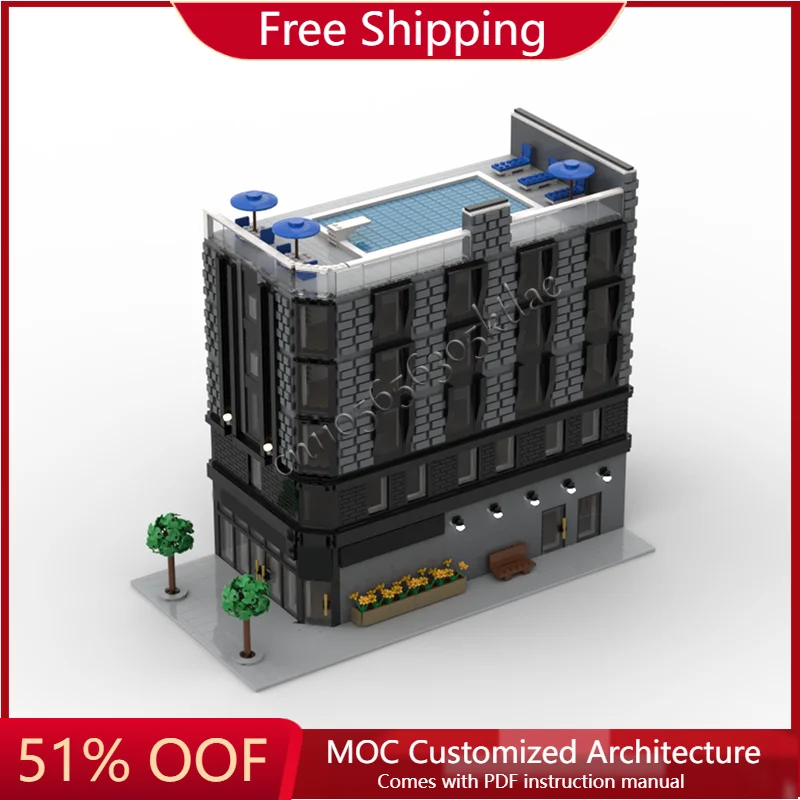 7306 PCS Hot Seller Street View Series MOC Creative Hotel Building Block Model Educational Assembly Toy For Kid Festival Gifts
7306 PCS Hot Seller Street View Series MOC Creative Hotel Building Block Model Educational Assembly Toy For Kid Festival Gifts
