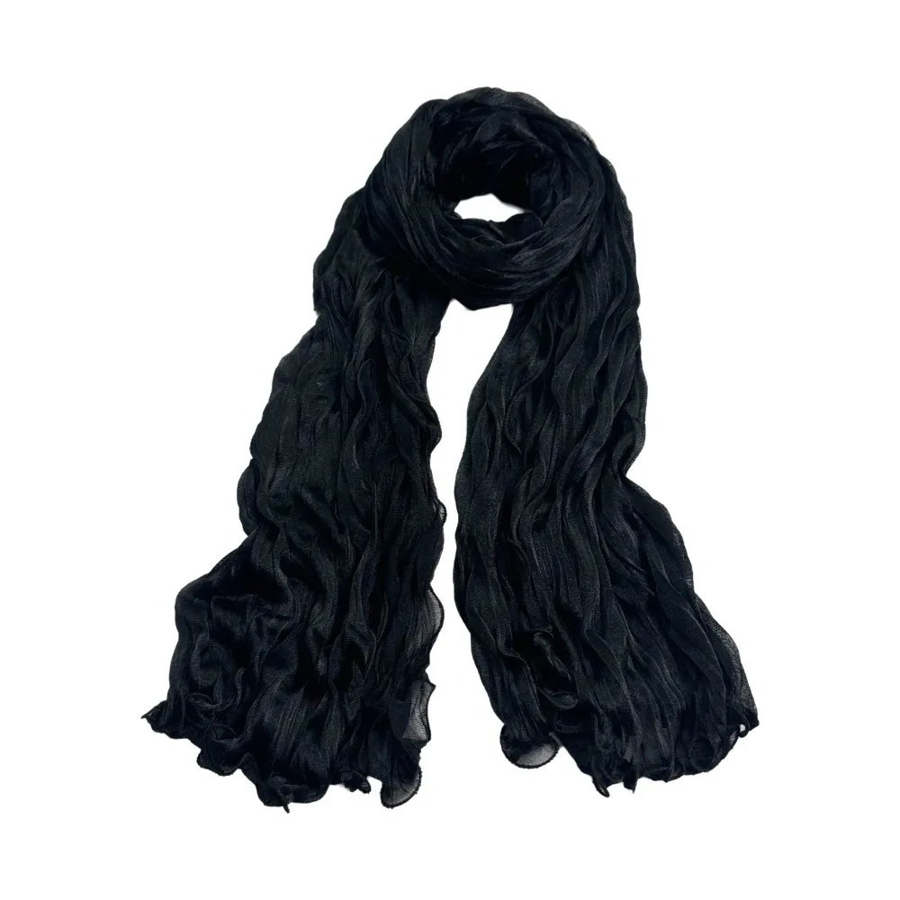 Simple Solid Color Shiny Bubble Crepe Hijab Long Sunscreen Musulman Hijab Scarf Thin Pleated Muslim Wraps Shawl Female
Simple Solid Color Shiny Bubble Crepe Hijab Long Sunscreen Musulman Hijab Scarf Thin Pleated Muslim Wraps Shawl Female