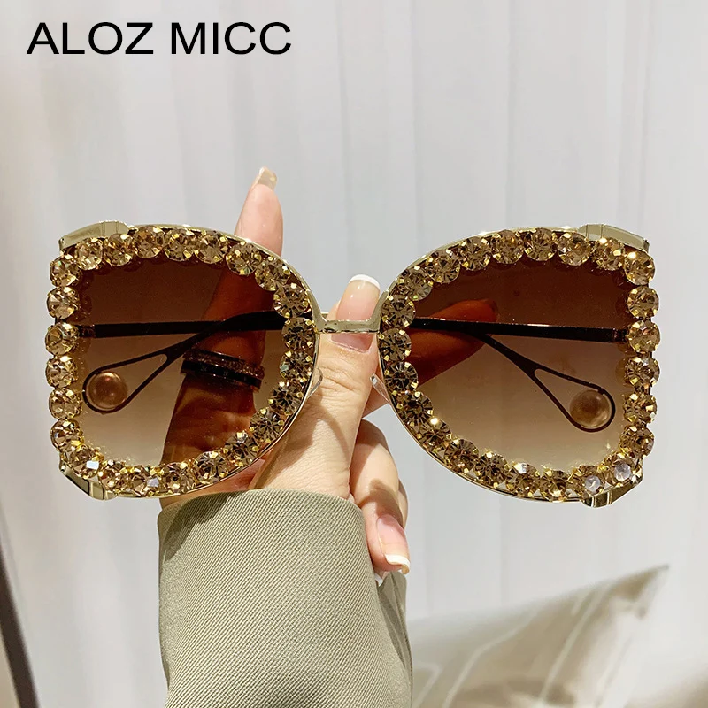 ALOZ MICC Vintage Diamond Sunglasses Women Luxury Brand Designer Crystal Rhinestone Fashion Sun Glasses for Wome
ALOZ MICC Vintage Diamond Sunglasses Women Luxury Brand Designer Crystal Rhinestone Fashion Sun Glasses for Wome