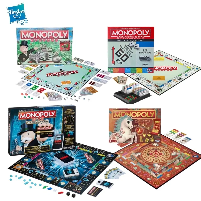 Настольная игра Hasbro Monopoly Classic Real Series Estate Tycoon: Монополия Сильный магнат, семейная интерактивная игра-головоломка для вечеринок, игрушка-подарок
Настольная игра Hasbro Monopoly Classic Real Series Estate Tycoon: Монополия Сильный магнат, семейная интерактивная игра-головоломка для вечеринок, игрушка-подарок