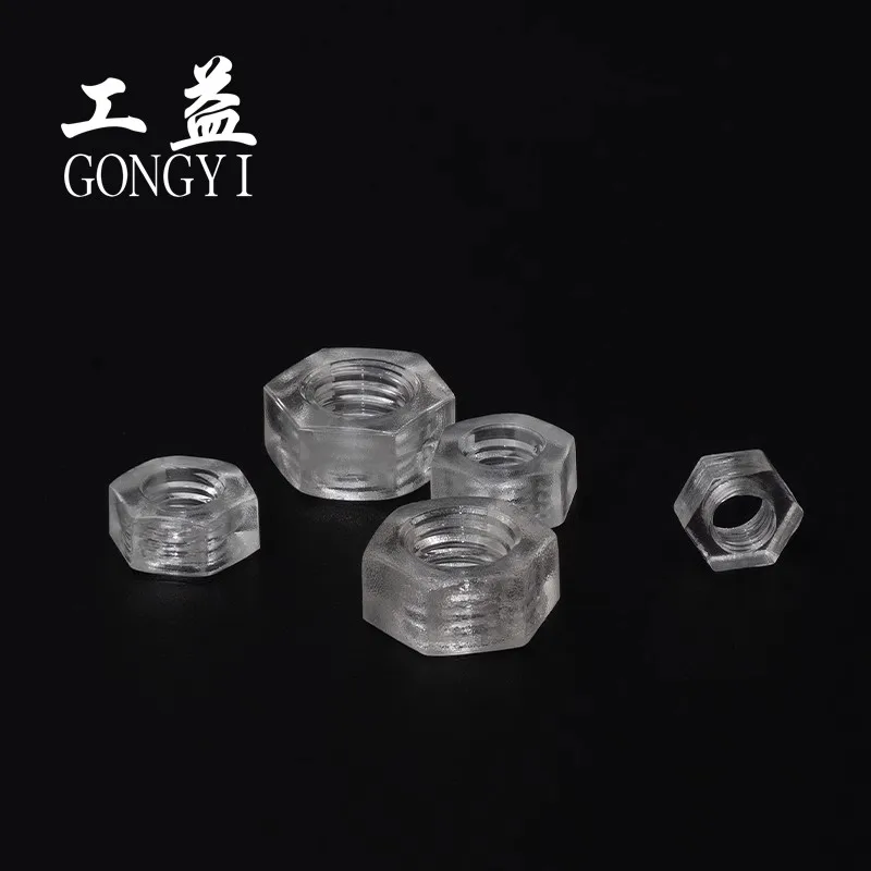 Nylon 66 Transparent Hex Lock Nut Plastic Hexagon Nut Hardware Tools Fastener M2 M2.5 M3 M4 M5 M6 M8 M10 Industrial G211
Nylon 66 Transparent Hex Lock Nut Plastic Hexagon Nut Hardware Tools Fastener M2 M2.5 M3 M4 M5 M6 M8 M10 Industrial G211