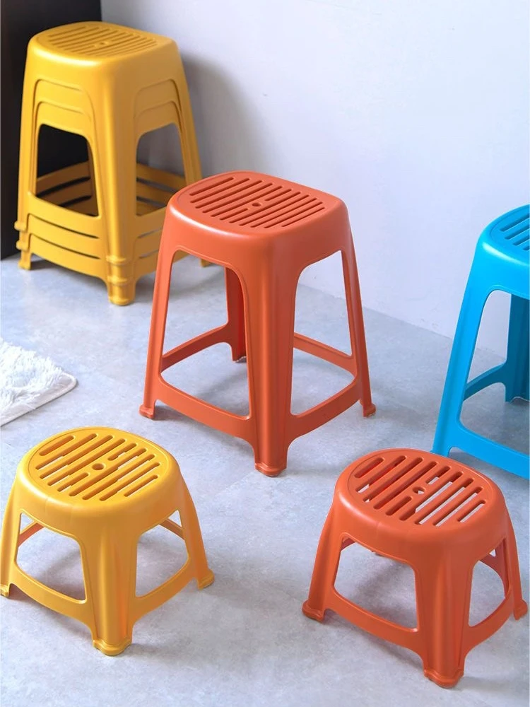 Thickened Plastic Stool, Economical Home Living Room, Non-slip Dining Table Stool, Simple Stackable Portable Stool
Thickened Plastic Stool, Economical Home Living Room, Non-slip Dining Table Stool, Simple Stackable Portable Stool