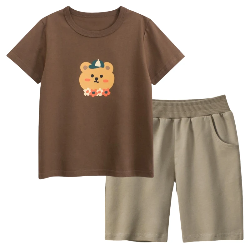 2PCS Girls Set 2025 Summer New Children's Short Sleeve Cartoon Bear T-Shirt + Sports Shorts Beach Kids Outfit Dropshipping
2PCS Girls Set 2025 Summer New Children's Short Sleeve Cartoon Bear T-Shirt + Sports Shorts Beach Kids Outfit Dropshipping