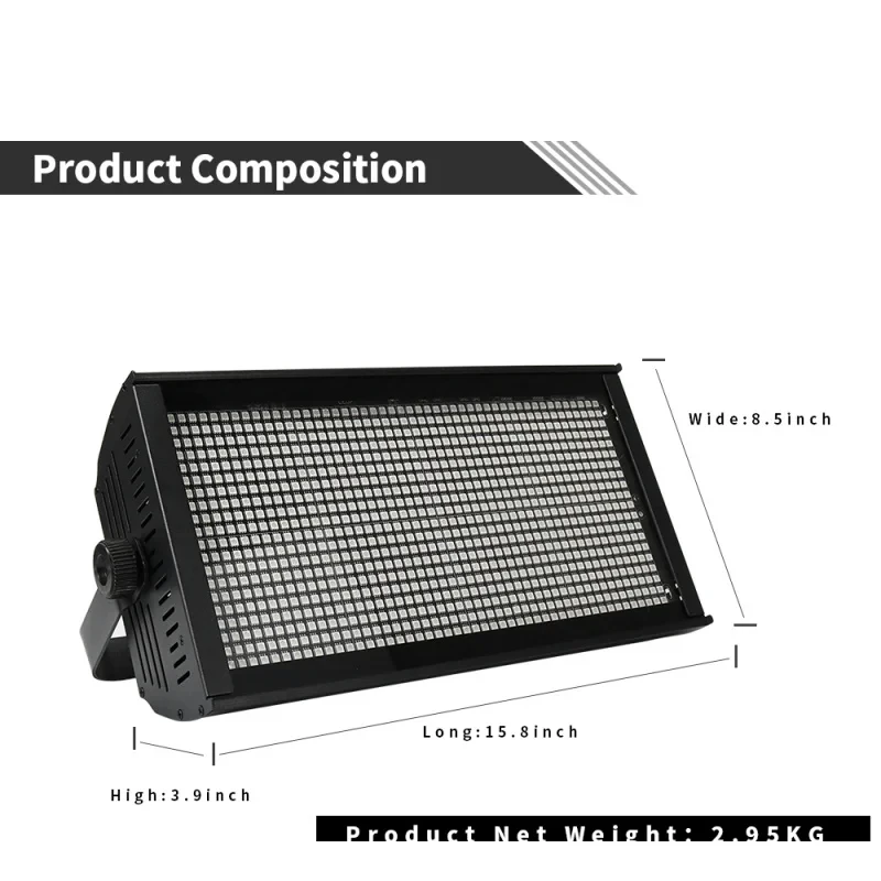 Shehds Lighting 8-Section DMX Stroboscopic 200W RGB LED Strobe Wash Light for Stage - Lighting Effects
Shehds Lighting 8-Section DMX Stroboscopic 200W RGB LED Strobe Wash Light for Stage - Lighting Effects