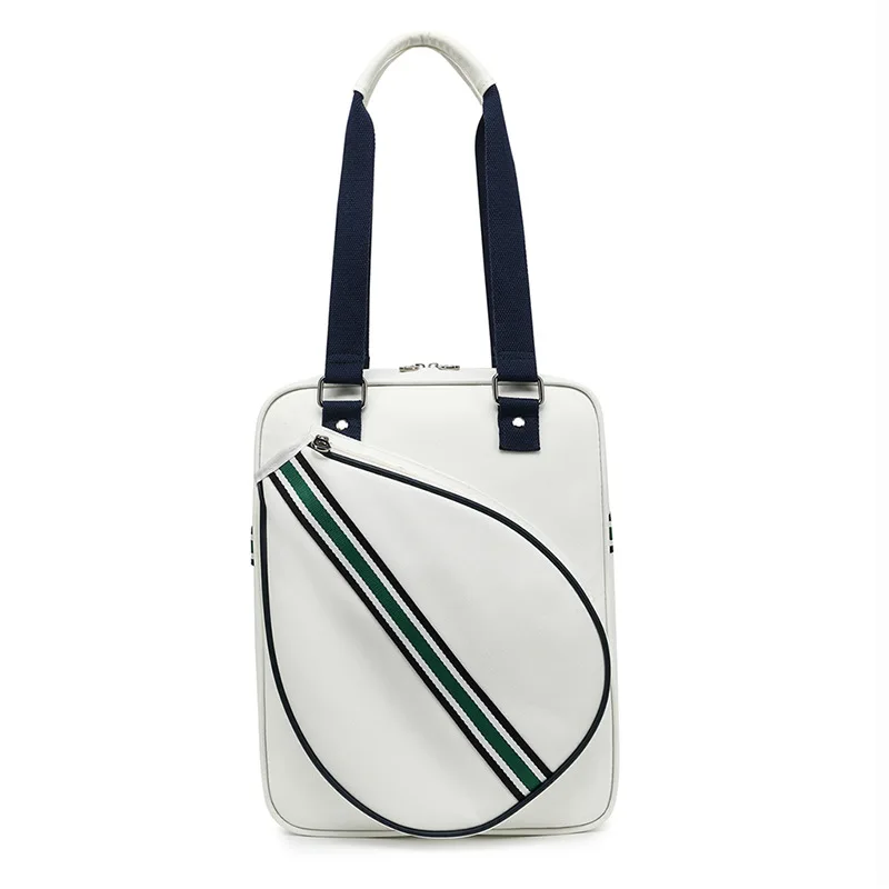 Badminton racket bag, shoulder-held large-capacity portable racket bag, no racket.
Badminton racket bag, shoulder-held large-capacity portable racket bag, no racket.