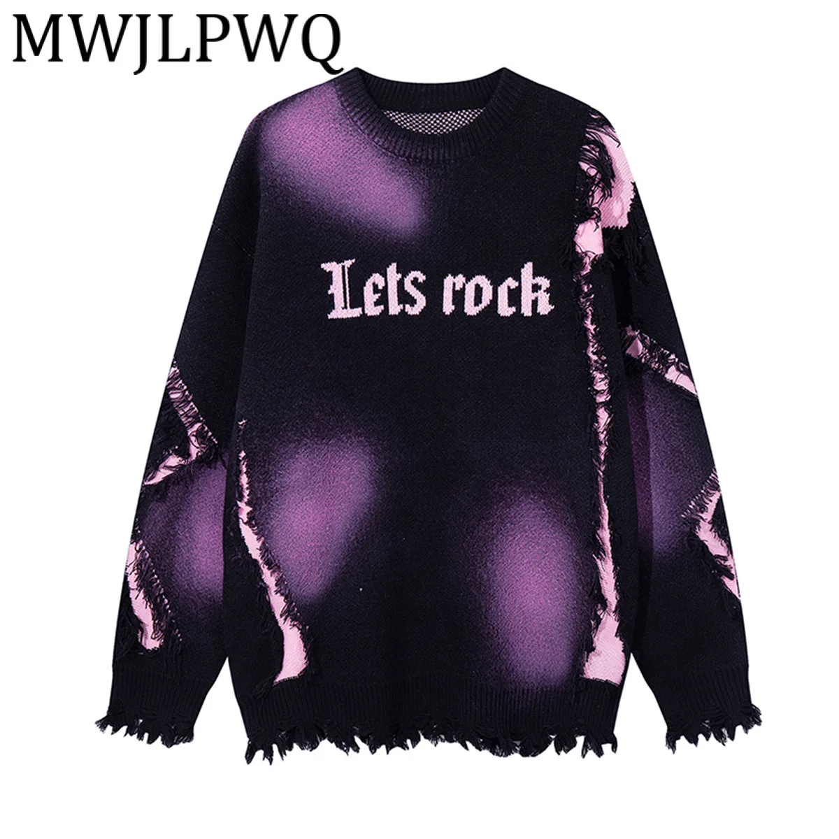 MWJLPWQ Men American Style Dirty Dye Design Sweater Lazy High Street Distressed Niche Round Neck Knitwear Autumn 2025 New 21281
MWJLPWQ Men American Style Dirty Dye Design Sweater Lazy High Street Distressed Niche Round Neck Knitwear Autumn 2025 New 21281