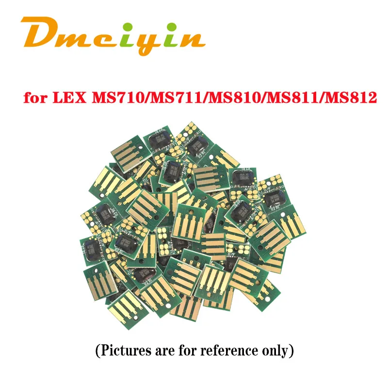 100pcs BK Color Compatible 62D1000/62D1H00/62D1X00 Printer Toner Chip for Lexmark MX710/MX711/MX810/MX811/MX812
100pcs BK Color Compatible 62D1000/62D1H00/62D1X00 Printer Toner Chip for Lexmark MX710/MX711/MX810/MX811/MX812