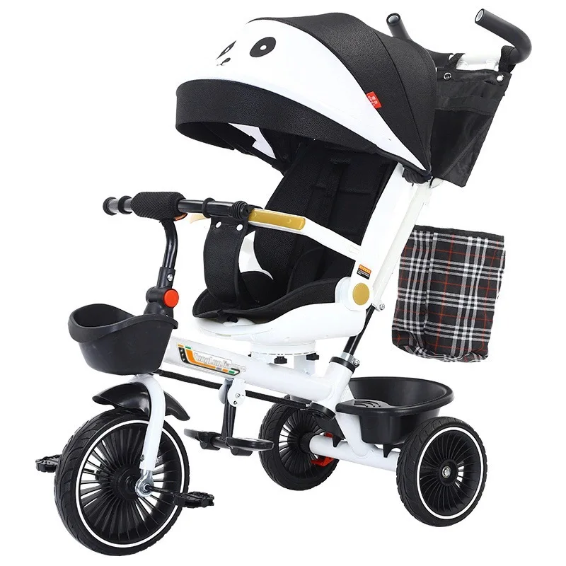 Children's Three-wheeled Pedal Bike with Baby Rotating Seat Stroller Tricycle
Children's Three-wheeled Pedal Bike with Baby Rotating Seat Stroller Tricycle