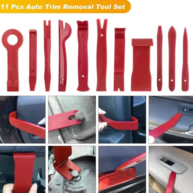 【C】11/19Pcs Trim Removal Tool Set Clip Plier Upholstery Remover Nylon Car Panel Removal Set With Portable Storage Bag
【C】11/19Pcs Trim Removal Tool Set Clip Plier Upholstery Remover Nylon Car Panel Removal Set With Portable Storage Bag