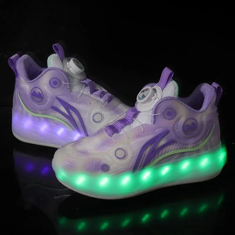 Rechargeable Children's Casual Flat Roller Skates Sneakers Children's Roller Skates High Quality LED Luminous Shoes USB
Rechargeable Children's Casual Flat Roller Skates Sneakers Children's Roller Skates High Quality LED Luminous Shoes USB