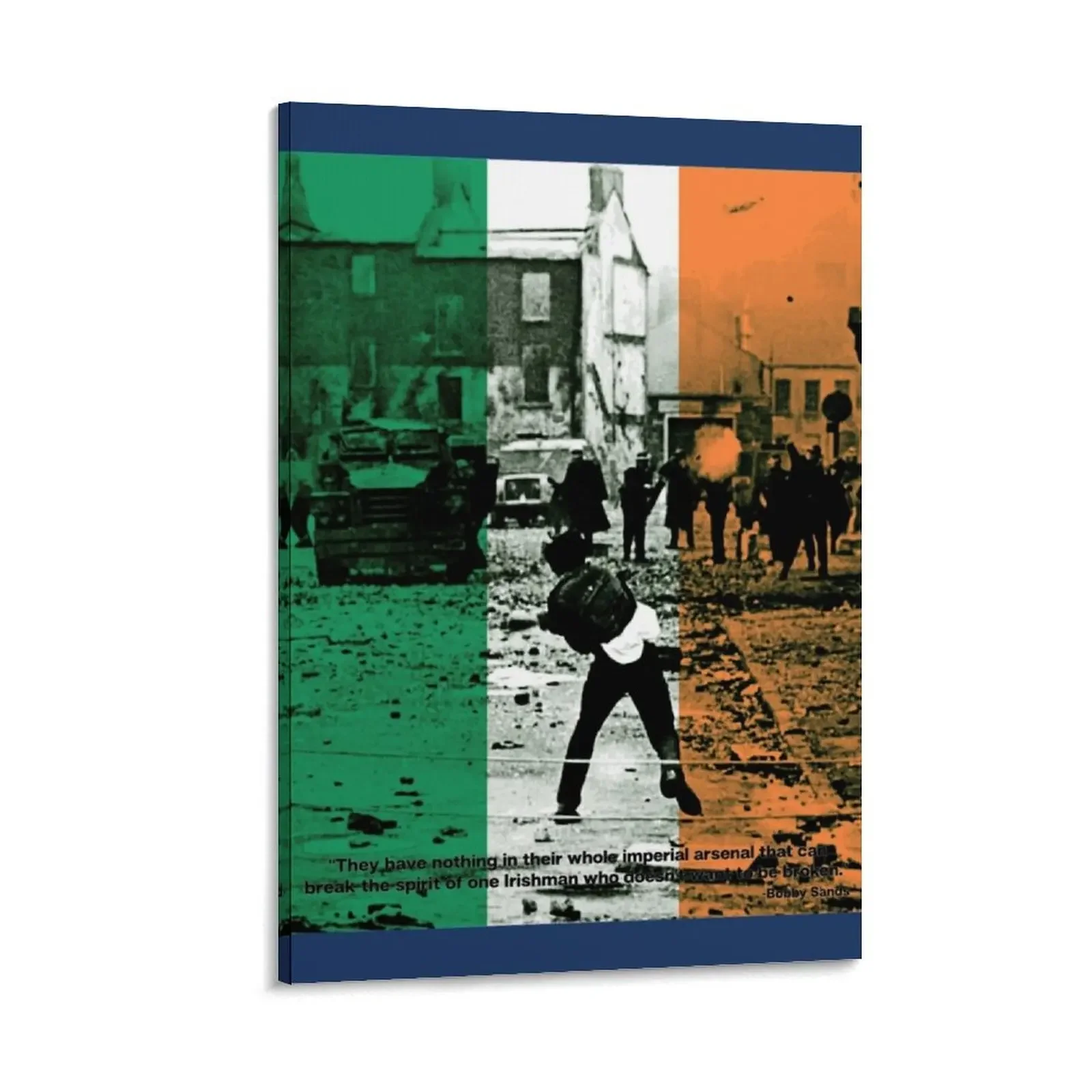 Bobby Sands - An Irishman who doesnt want to be broken. Canvas Painting home decors accessories wall decoration poster aesthetic
Bobby Sands - An Irishman who doesnt want to be broken. Canvas Painting home decors accessories wall decoration poster aesthetic