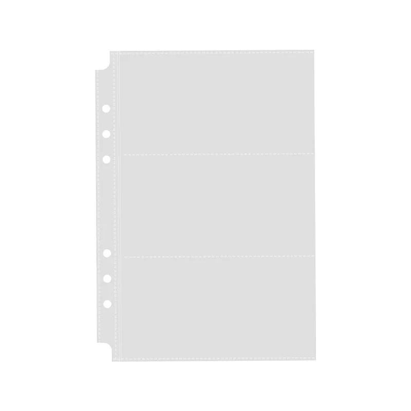 6 Hole Clear Currency Album 10PCS 3Pocket Currency Sleeve Collector Flipchart Currency Holder Collector Album Page for Banknotes
6 Hole Clear Currency Album 10PCS 3Pocket Currency Sleeve Collector Flipchart Currency Holder Collector Album Page for Banknotes