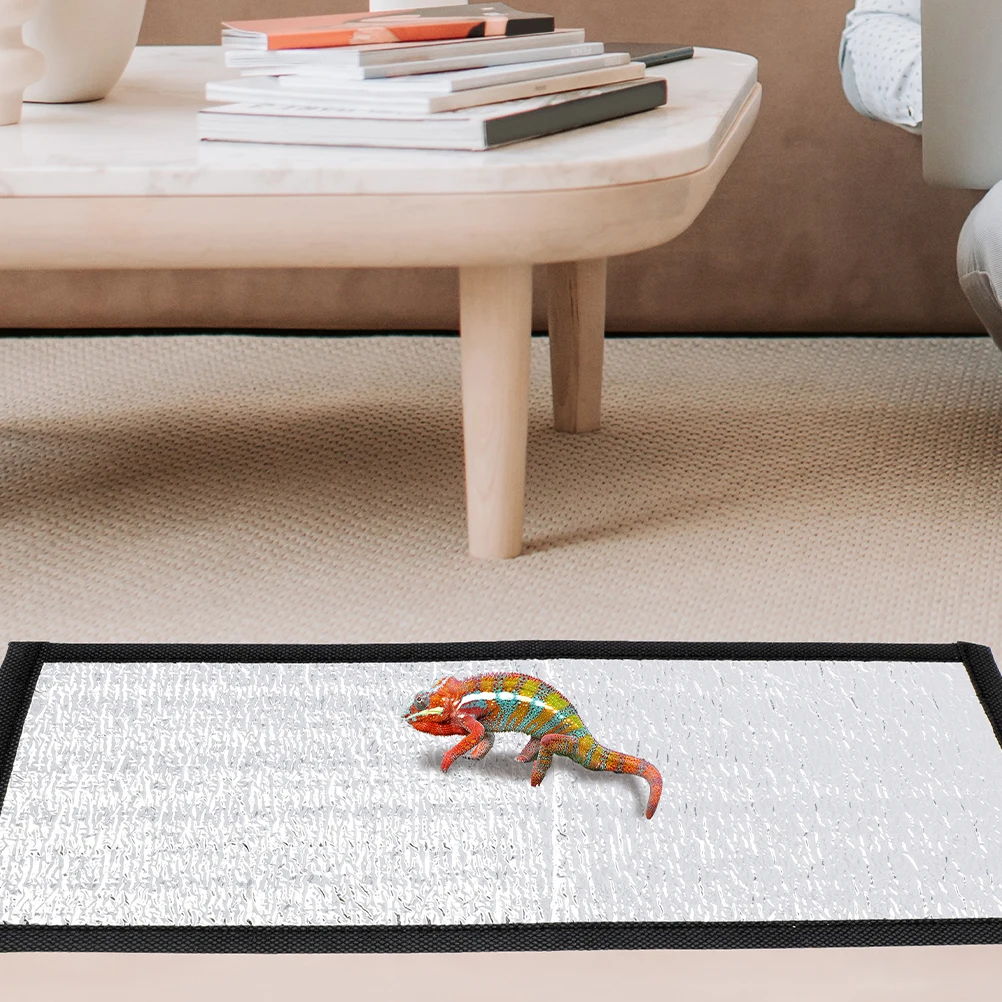 Reptile Heating Pad Reflective Film Warm Environment For Small Animals Easy Clean Aluminum Surface Pet Heat Mat For
Reptile Heating Pad Reflective Film Warm Environment For Small Animals Easy Clean Aluminum Surface Pet Heat Mat For