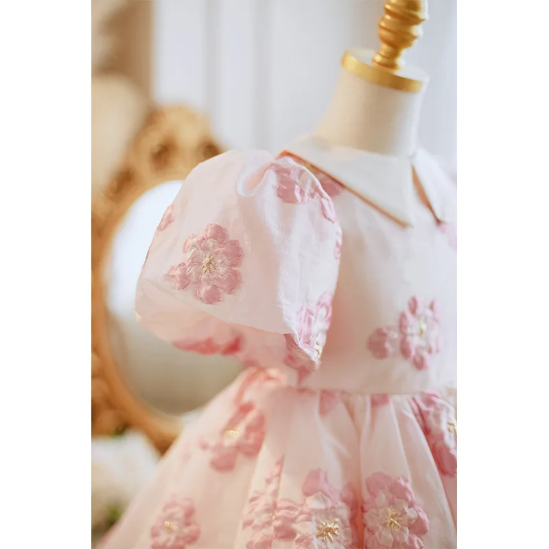 Girl's Dress Princess Dress2023New High-End Fairy Bubble Sleeve Pink Little Girl Children's Piano Costume
Girl's Dress Princess Dress2023New High-End Fairy Bubble Sleeve Pink Little Girl Children's Piano Costume