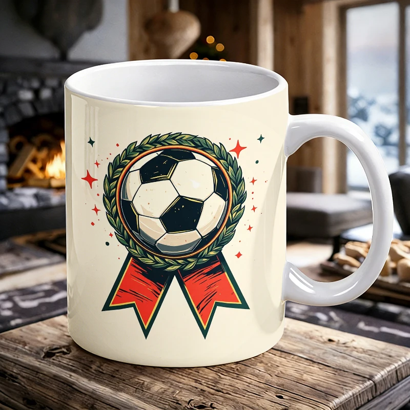 Printed Pattern - Classic Laurel Wreath & Star Ribbon Design Mug with a bottle opener function of 2026 Major Football Event
Printed Pattern - Classic Laurel Wreath & Star Ribbon Design Mug with a bottle opener function of 2026 Major Football Event