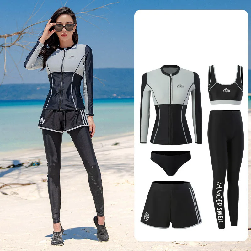 5pcs/set Women Rash Guards Athletic Sets Bathing Suits Sport Suits Yoga Gym Fitness Exercise Clothes Jogging Tracksuits Sunsuit
5pcs/set Women Rash Guards Athletic Sets Bathing Suits Sport Suits Yoga Gym Fitness Exercise Clothes Jogging Tracksuits Sunsuit