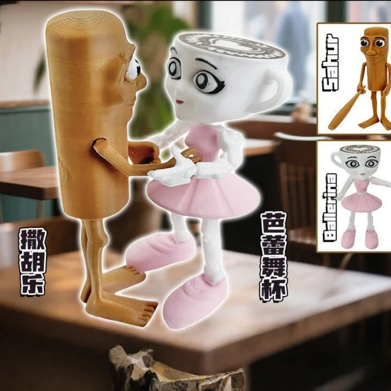 New Tung Tung Tung Sahur Ballerina Cappuccino Action Figure Brainbot Anime Tralalero Tralala Shark Desk Ornament Toys Gifts 
New Tung Tung Tung Sahur Ballerina Cappuccino Action Figure Brainbot Anime Tralalero Tralala Shark Desk Ornament Toys Gifts