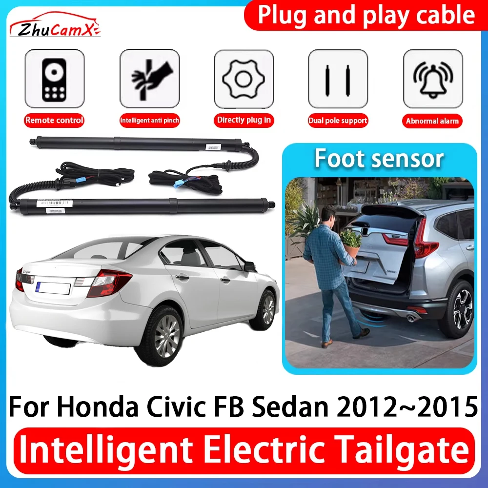 ZhuCamX Car Power Trunk Electric Suction Tailgate Intelligent Tail Gate Lift Strut For Honda Civic FB Sedan 2012~2015
ZhuCamX Car Power Trunk Electric Suction Tailgate Intelligent Tail Gate Lift Strut For Honda Civic FB Sedan 2012~2015