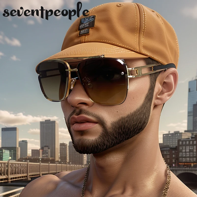 Vintage Oversized Square Men Sunglasses 2024 Luxury Brand Design Classic Double Beam Hollow Frame Sun Glasses For Ladies Eyewear
Vintage Oversized Square Men Sunglasses 2024 Luxury Brand Design Classic Double Beam Hollow Frame Sun Glasses For Ladies Eyewear