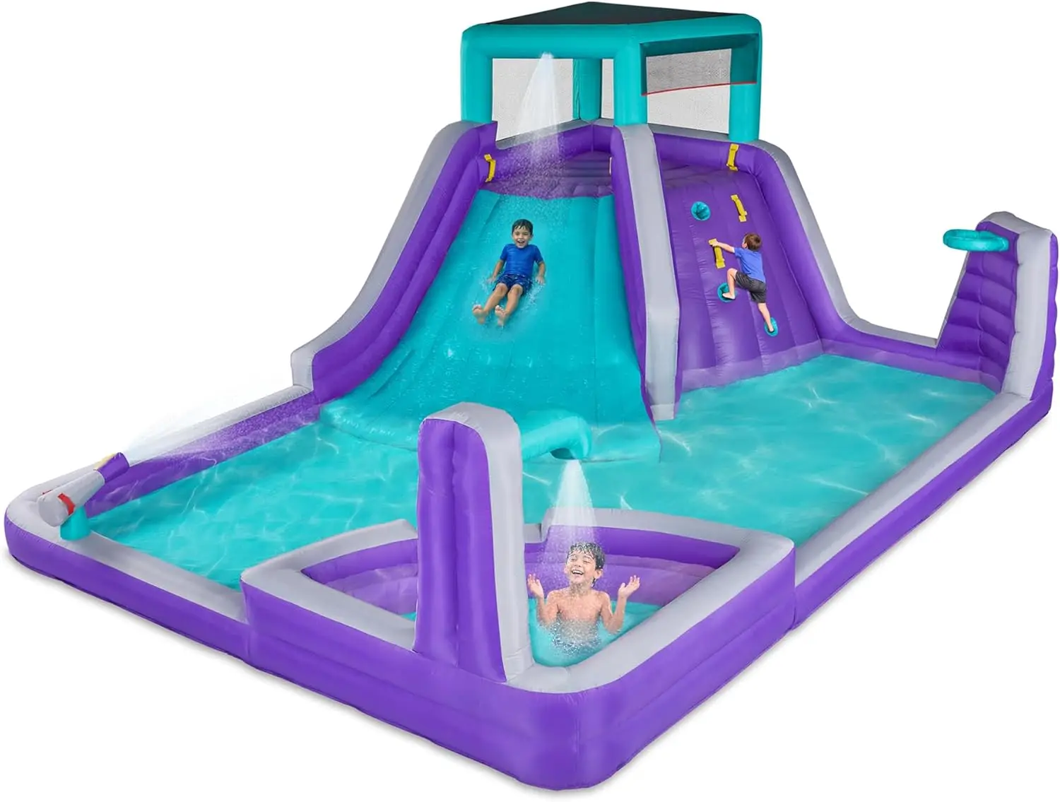 Heavy-Duty Inflatable Water Slide Park for Outdoor Fun – Features Climbing Wall, Slide, and Deep Pool – Easy to Set Up and Inflate with Included Air Pump and Carrying Case
Heavy-Duty Inflatable Water Slide Park for Outdoor Fun – Features Climbing Wall, Slide, and Deep Pool – Easy to Set Up and Inflate with Included Air Pump and Carrying Case