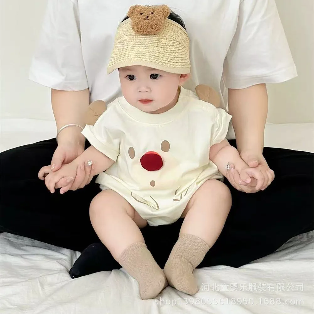 Boys Baby Summer Thin Rompers Baby Short Sleeve Bag Fart Clothes Newborn Girls Baby Cute Triangle Rompers
Boys Baby Summer Thin Rompers Baby Short Sleeve Bag Fart Clothes Newborn Girls Baby Cute Triangle Rompers