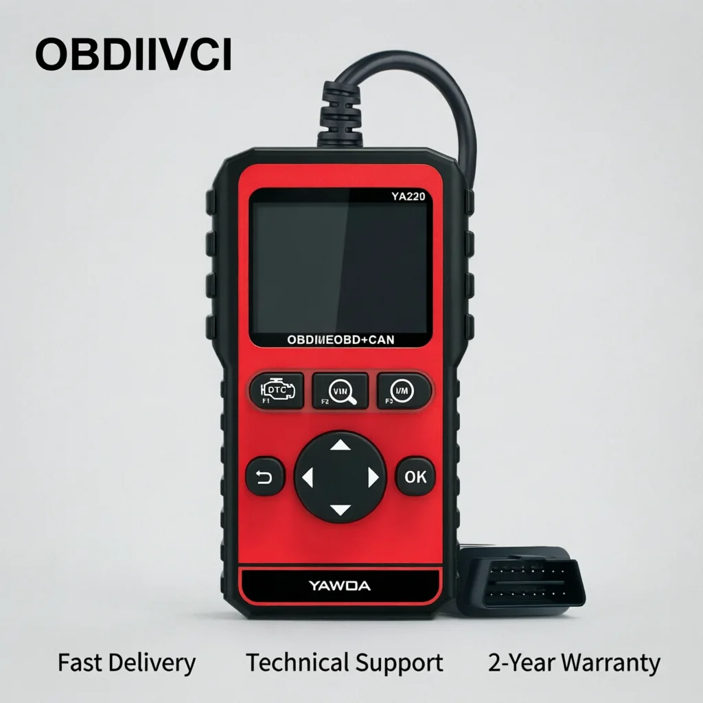 OBDIIVCI YA220 Code Reader Provide Complete languages High Durability 2.4-inch TFT LCD Diagnostic Functions Support multiple
OBDIIVCI YA220 Code Reader Provide Complete languages High Durability 2.4-inch TFT LCD Diagnostic Functions Support multiple