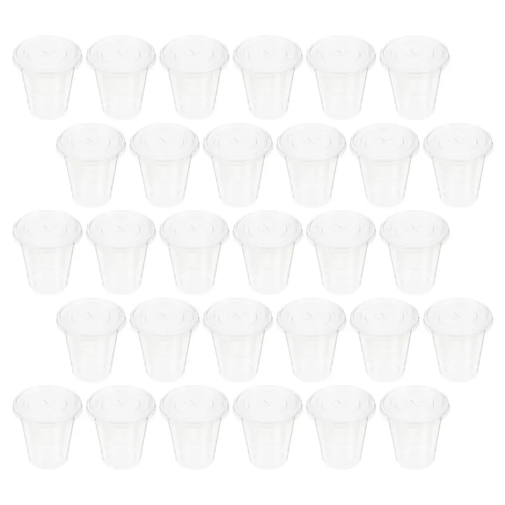 100pcs Disposable Milk Tea Clear Beverage Plastic Coffee Cups Juice Cups Transparent PET Covered Cold Drink Camping Hiking
100pcs Disposable Milk Tea Clear Beverage Plastic Coffee Cups Juice Cups Transparent PET Covered Cold Drink Camping Hiking