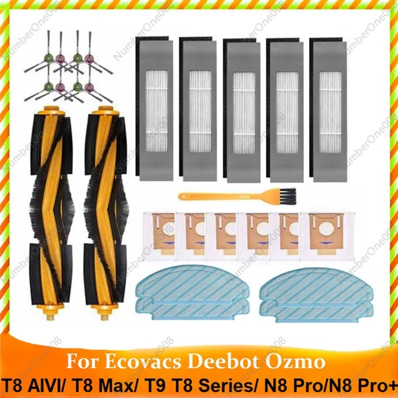 Комплект из 26 шт. для робота-пылесоса Ecovacs DEEBOT OZMO T8 AIVI T8 Max T9 T8 Series N8 Pro N8 Pro +
Комплект из 26 шт. для робота-пылесоса Ecovacs DEEBOT OZMO T8 AIVI T8 Max T9 T8 Series N8 Pro N8 Pro +
