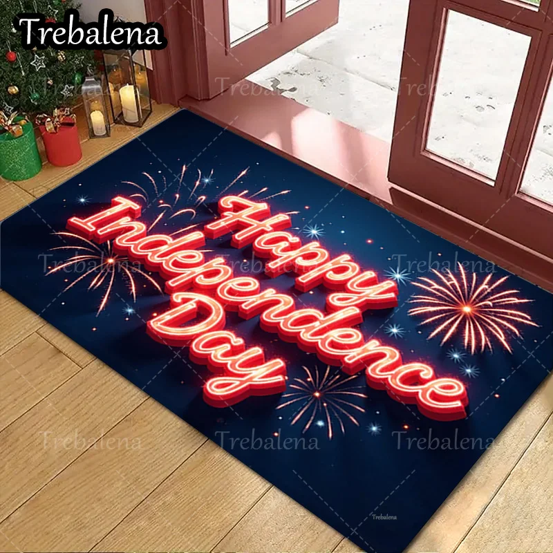 1pc Welcome Door Mat Happy Independence Day Fireworks Doormat Patriotic Welcome Mat
1pc Welcome Door Mat Happy Independence Day Fireworks Doormat Patriotic Welcome Mat
