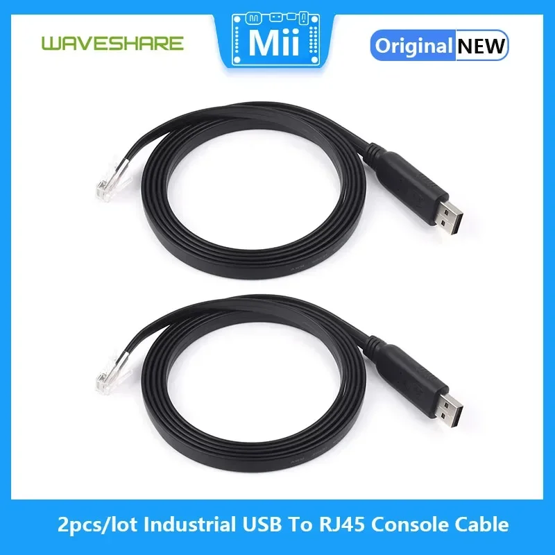 2 шт./лот Waveshare промышленный консольный кабель USB к RJ45, USB-порт типа A к RJ45, оригинальный чип FT232RL
2 шт./лот Waveshare промышленный консольный кабель USB к RJ45, USB-порт типа A к RJ45, оригинальный чип FT232RL