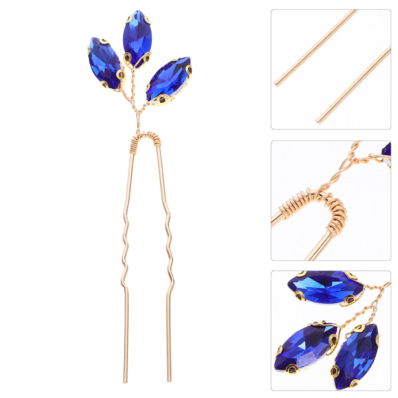 3 Pcs Bridal Rhinestone Hairpins U Shape Wedding Accessories Durable Fade Resistant Styling Tool Headgear Metal
3 Pcs Bridal Rhinestone Hairpins U Shape Wedding Accessories Durable Fade Resistant Styling Tool Headgear Metal