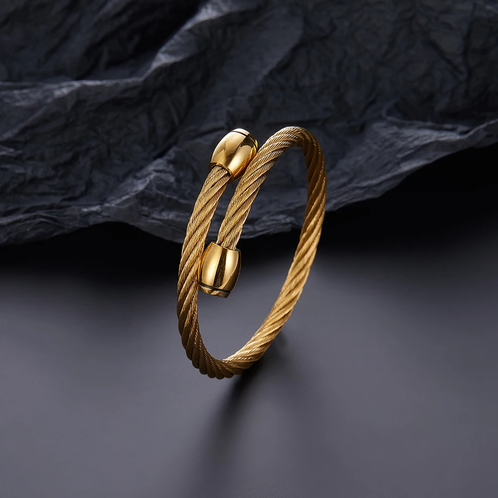 Hip Hop Bracelet for Men Stainless Steel Braided Twisted Cuff Bangles Bracelets Punk Jewelry Accessories Gifts
Hip Hop Bracelet for Men Stainless Steel Braided Twisted Cuff Bangles Bracelets Punk Jewelry Accessories Gifts