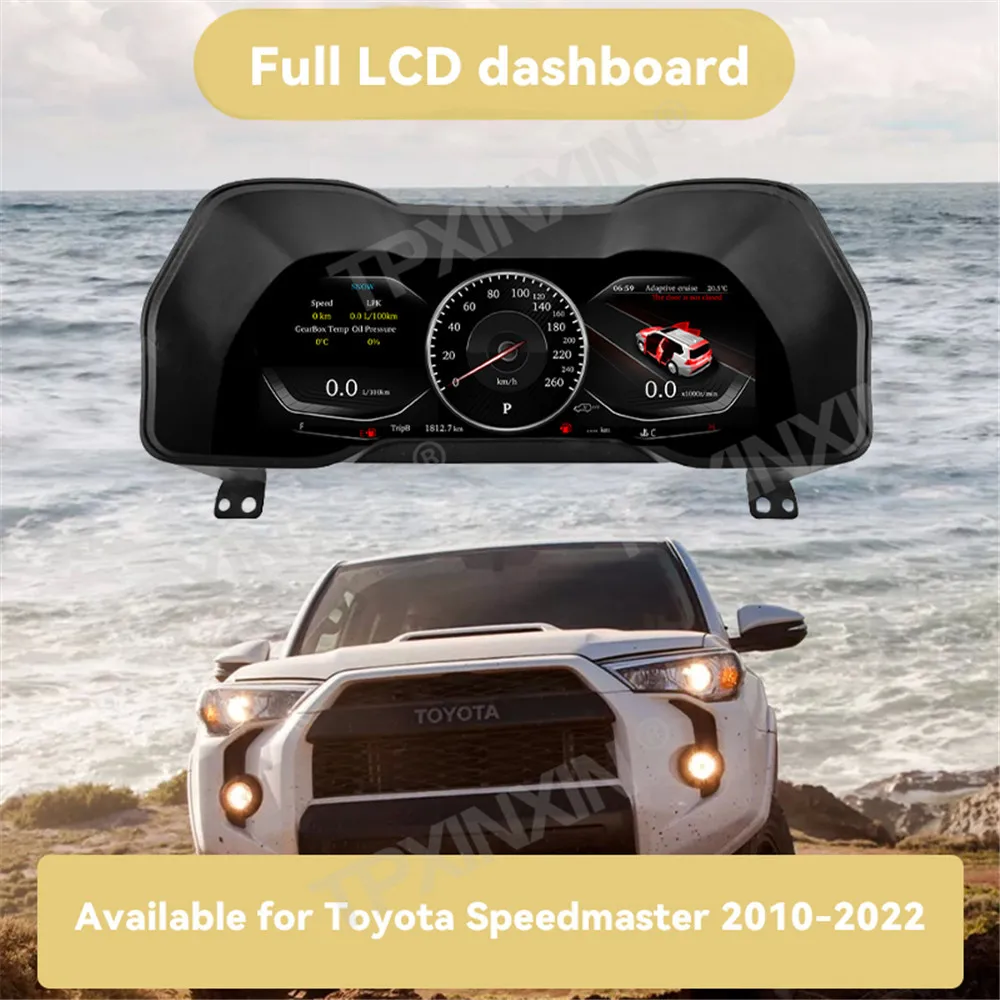 12.5 inch Screen For Toyota 4Runner 2010-2022 Car LCD Instrument Cluster Digital Dashboard Pannel Speedometer Player HeadUnit
12.5 inch Screen For Toyota 4Runner 2010-2022 Car LCD Instrument Cluster Digital Dashboard Pannel Speedometer Player HeadUnit