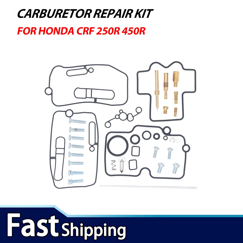 Carburetor Repair Rebuild Kit For Kawasaki KX Yamaha YZ WR 250F 450F Honda CRF 250R 450R Suzuki RMZ Carb Overhaul Set
Carburetor Repair Rebuild Kit For Kawasaki KX Yamaha YZ WR 250F 450F Honda CRF 250R 450R Suzuki RMZ Carb Overhaul Set