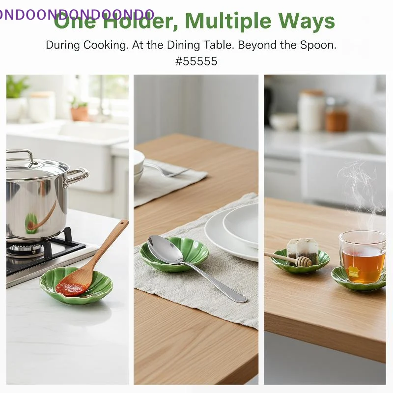 Durable Ceramic Spoon Rest Four-leaf Clover Design Heat-Resistant Perfect for Cooking
Durable Ceramic Spoon Rest Four-leaf Clover Design Heat-Resistant Perfect for Cooking